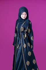 Image showing muslum woman with hijab in modern dress