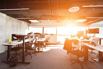 Image showing Empty Modern open plan Office