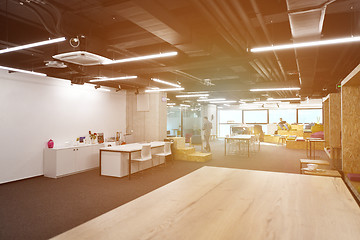 Image showing business people enjoying a break in Modern Office