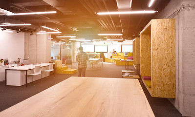 Image showing business people enjoying a break in Modern Office