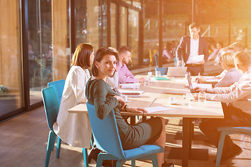 Image showing Portrait of young successful Businesswoman