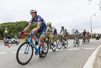 Image showing The Peloton in Barcelona - Tour de Catalunya 2016