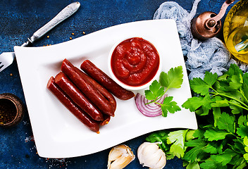 Image showing sausages