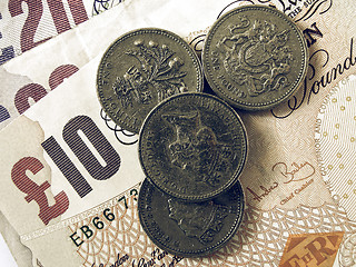 Image showing Vintage Pounds