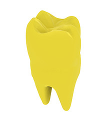 Image showing Colorful tooth. 3d illustration