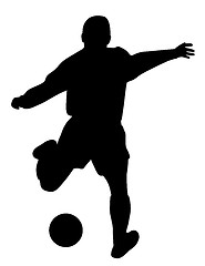 Image showing Soccer player