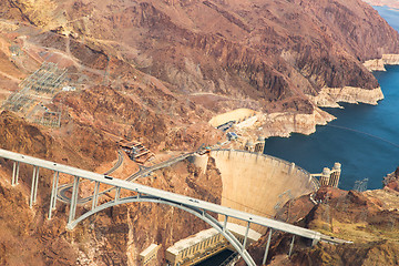 Image showing mike callaghan-pat tillman bridge, grand canyon