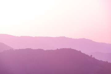 Image showing ultra violet purple summer landscape