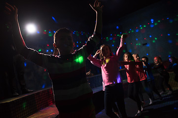 Image showing Kids neon disco party