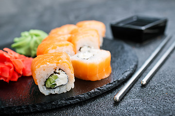 Image showing sushi