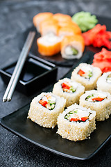 Image showing sushi