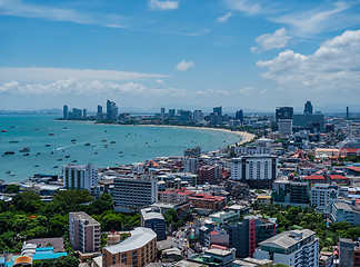 Image showing The skyline of Pattaya, Thailand