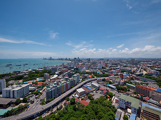 Image showing The skyline of Pattaya, Thailand