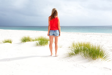 Image showing Summer days at the beach