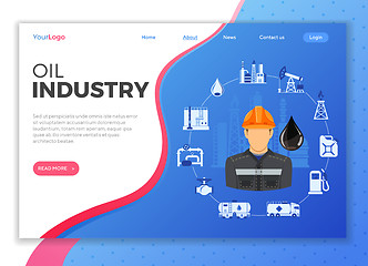 Image showing Oil Industry Concept