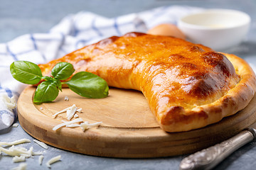 Image showing Cheese pie (khachapuri). Caucasian cuisine.