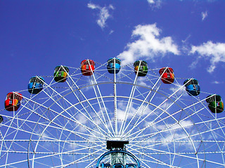 Image showing ferris wheel at the show