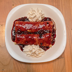 Image showing Cherry Pancakes