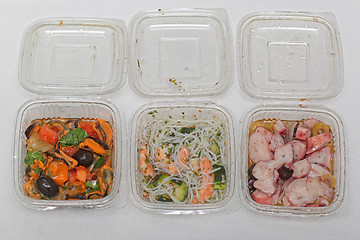 Image showing Seafood Salads