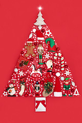 Image showing Christmas Tree Abstract