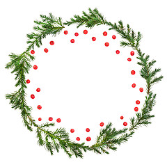 Image showing Juniper Fir Wreath 