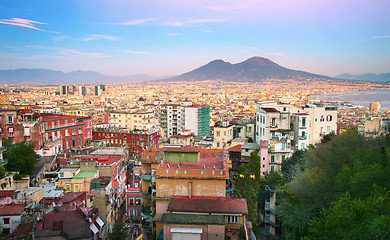 Image showing Naples cityscape, Italy