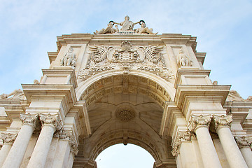 Image showing Lisbon Triumphal Arch. Portugal