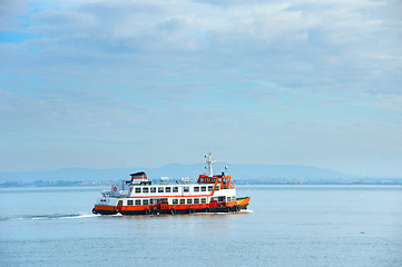 Image showing Lisbon ferry boat, Portugal