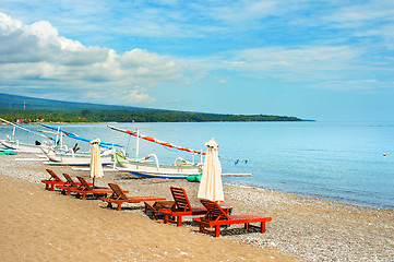 Image showing Amed beach, Bali island, Indonesia