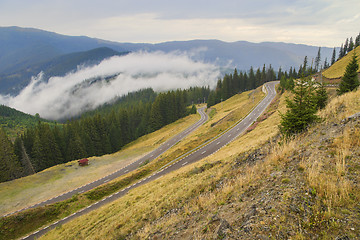 Image showing Summer mountain road landscape