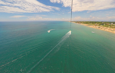 Image showing Parasailing view