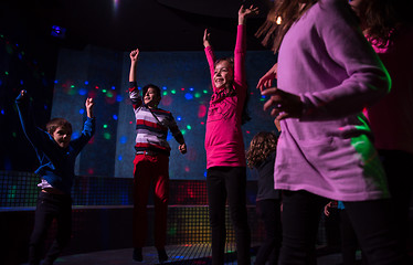 Image showing Kids neon disco party