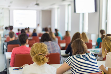 Image showing Lecture at university.