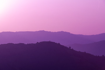 Image showing ultra violet purple summer landscape