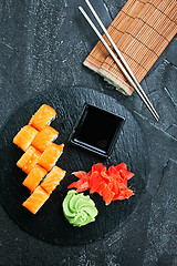 Image showing sushi