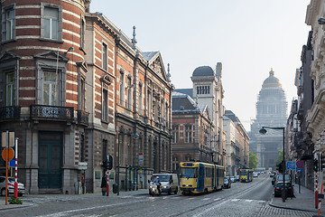 Image showing Traffic in the Brussel streets