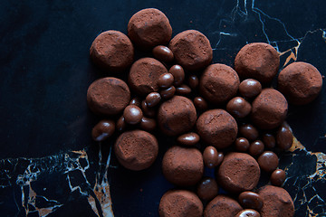 Image showing delicious chocolate truffles