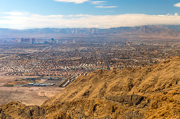 Image showing panorama of las vegas city in nevada