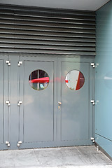 Image showing Metal Doors