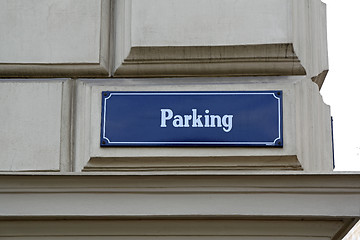 Image showing Parking Sign