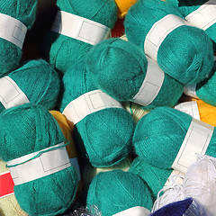 Image showing Wool Yarns