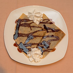 Image showing Chocolate Crepes
