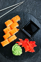 Image showing sushi