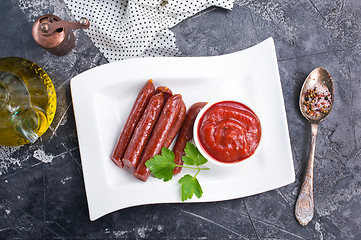 Image showing sausages