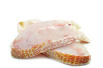 Image showing Red snapper fish fillet