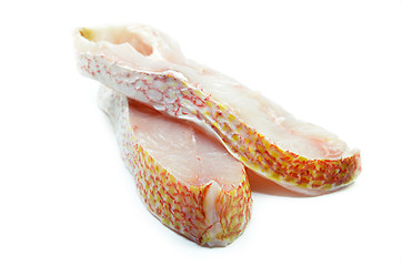 Image showing Red snapper fish fillet