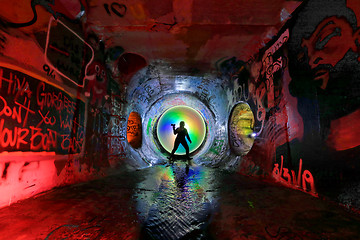 Image showing Light Painting With Color and Tube Lighting