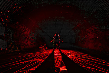 Image showing Light Painting With Color and Tube Lighting