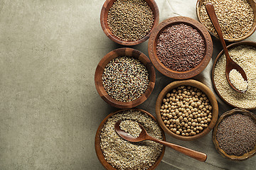 Image showing Seeds and cereals