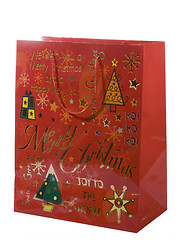 Image showing Chrismas paper bag